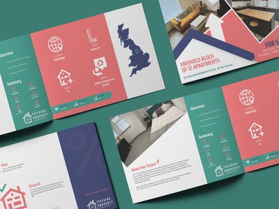 Yielding Property, Brochure Design by Coventry Graphic Designer