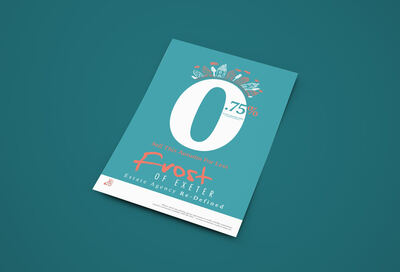 Frost of Exeter — Flyer design by Coventry Graphic Designer