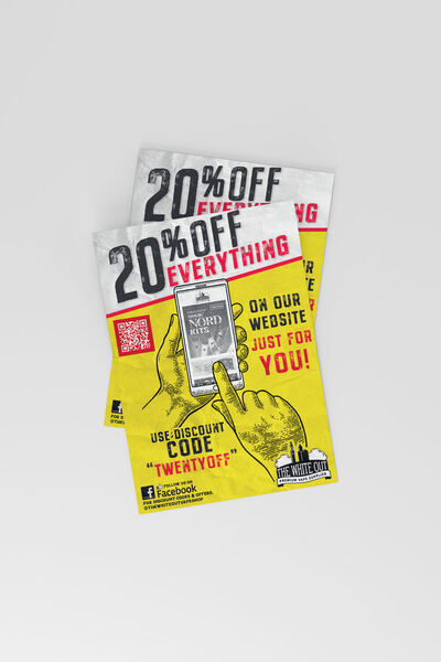 The White Out, Flyer Design by Coventry Graphic Designer