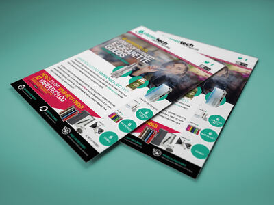 Vapertech — Flyer design by Coventry Graphic Designer