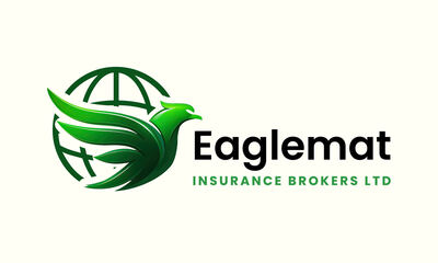 Eaglemat Insurance Brokers, Logo Design by Coventry Graphic Designer