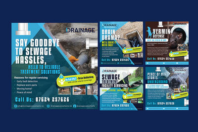 Drainage Consultants, Social Media Design by Coventry Graphic Designer