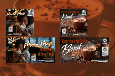 Mocha Coffee — BeanThief, Social Media Design by Coventry Graphic Designer