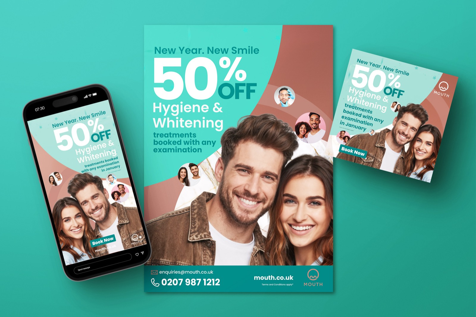 Mouth Dental Campaign Design
