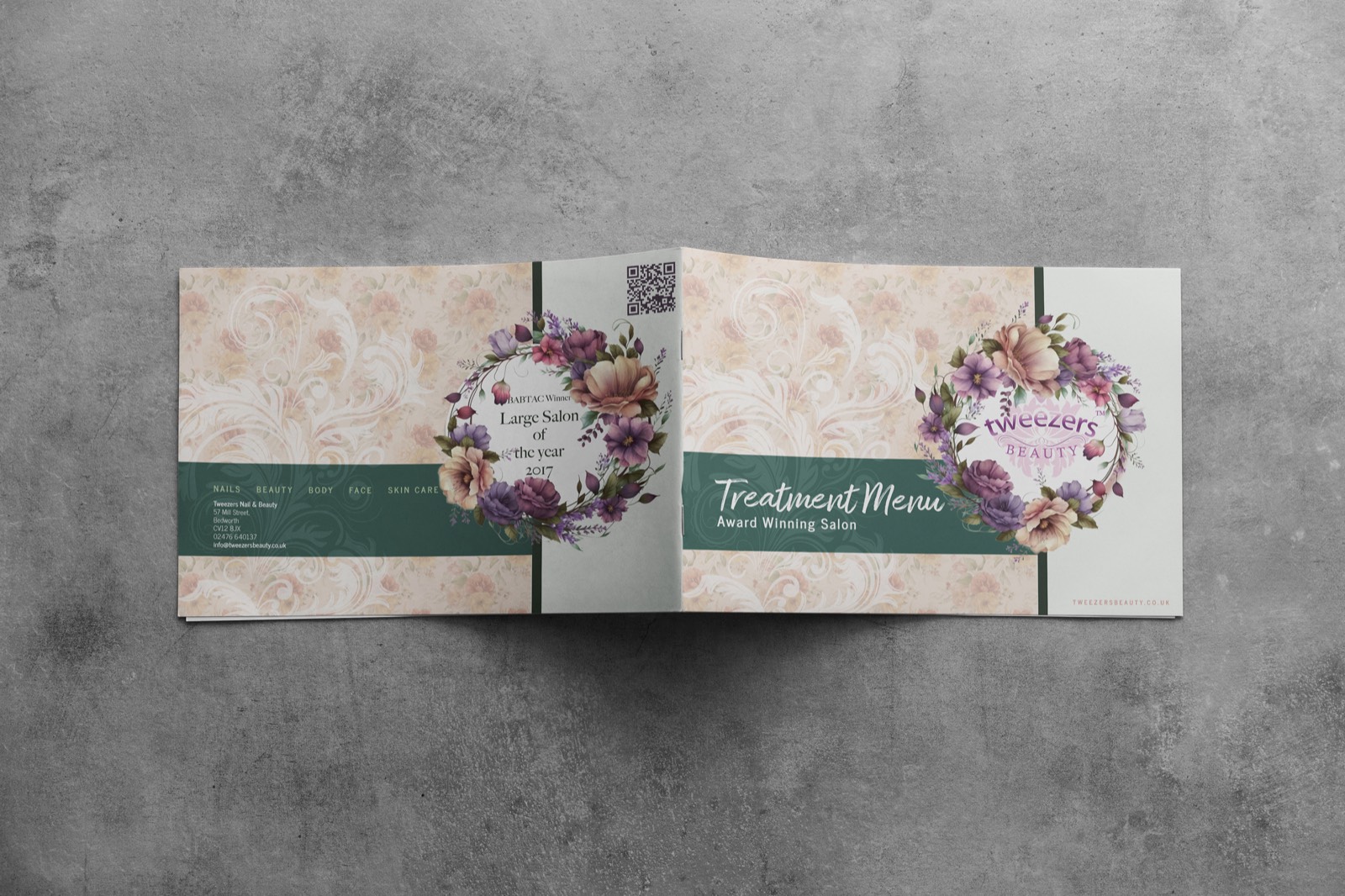 Tweezers Beauty Brochure Design