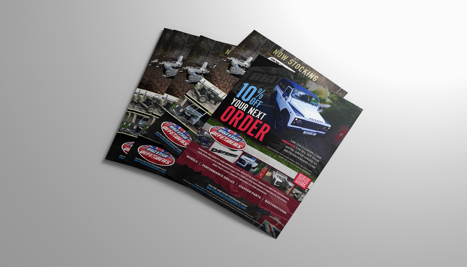 British Defenders Product Flyer Design