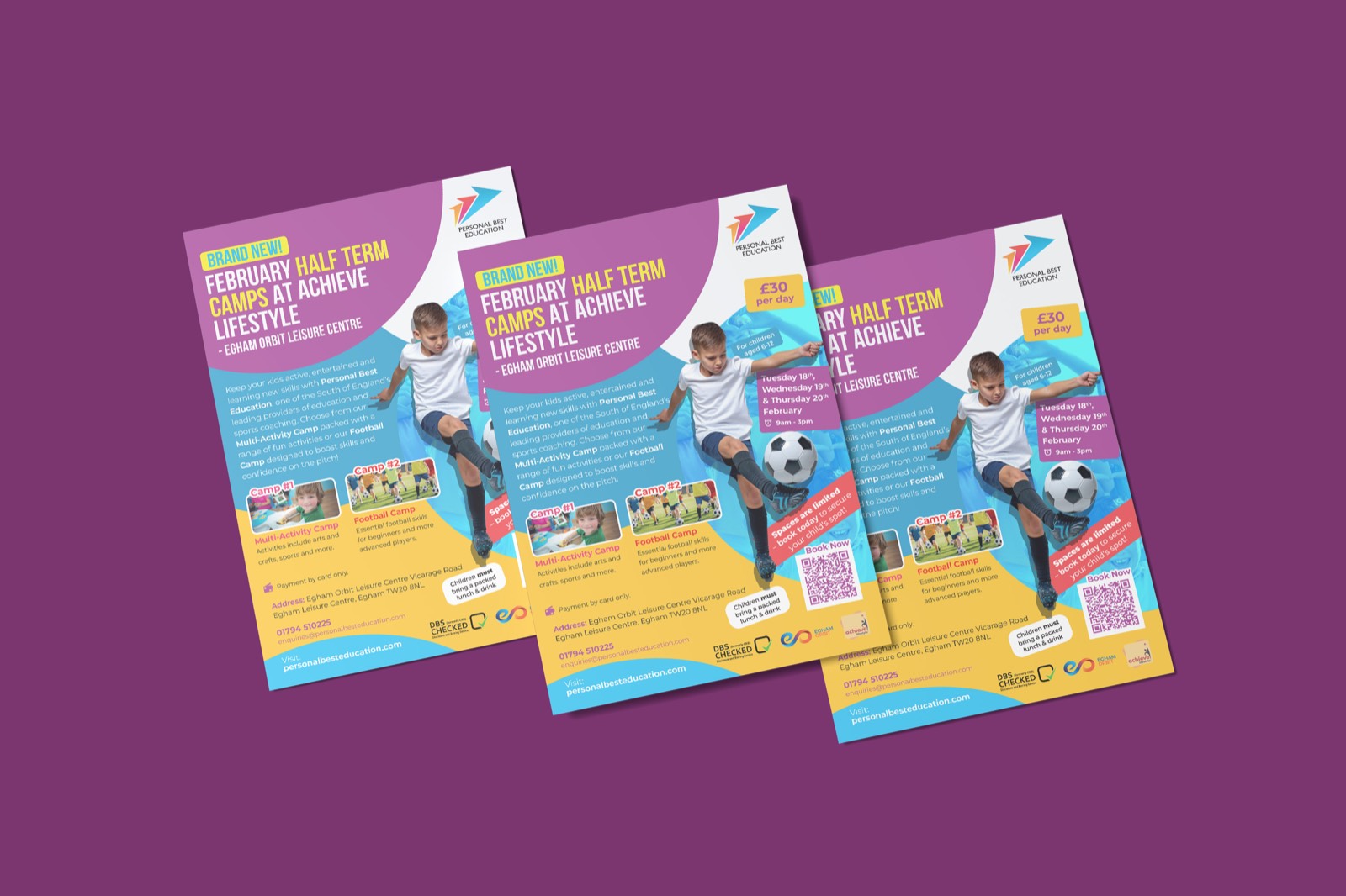 Personal Best Education Flyer Design