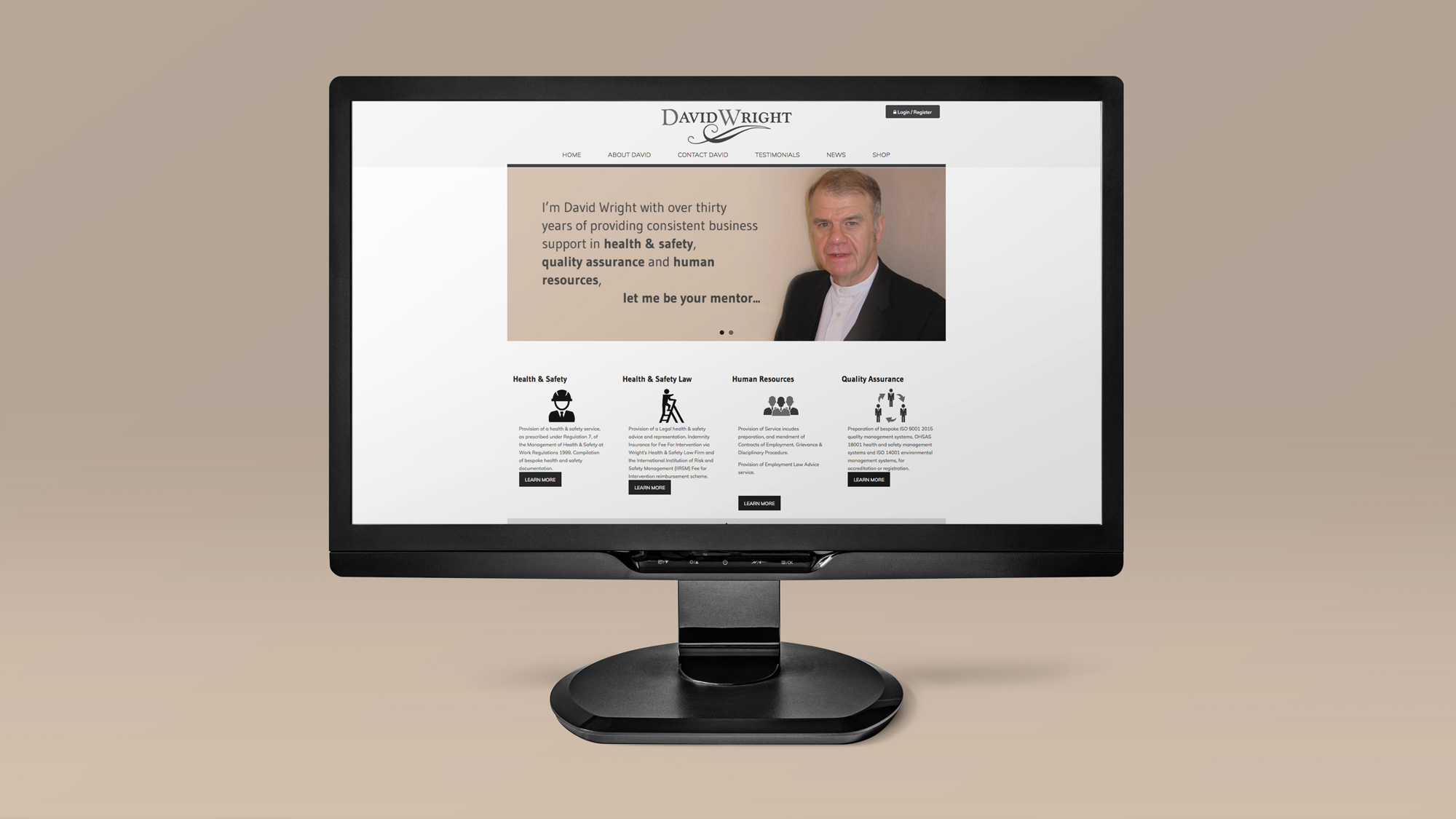 David Wright Services Web Design