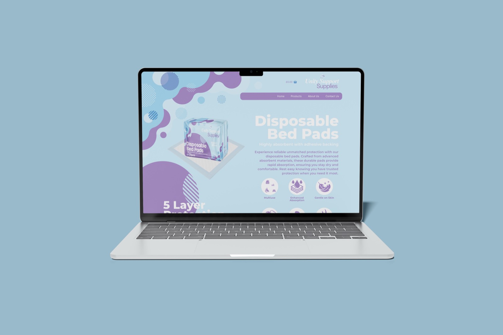 Unity Supplies Web Design